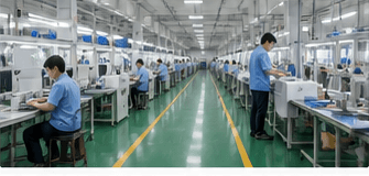Power bank manufacturing floor in Shenzhen