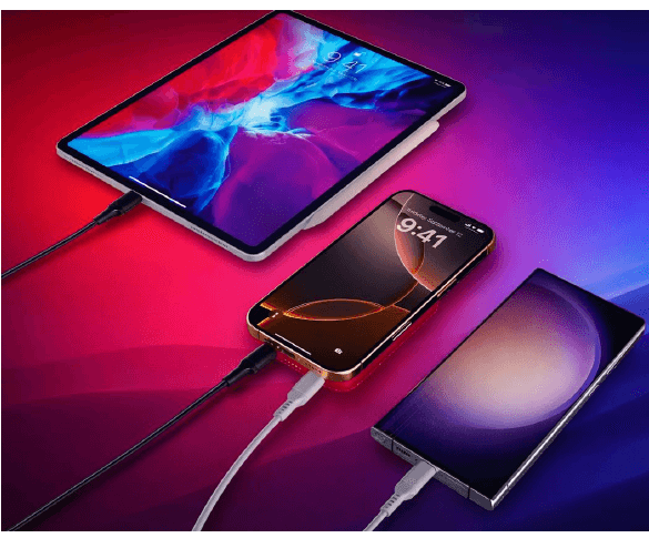 Power bank supporting wired device charging